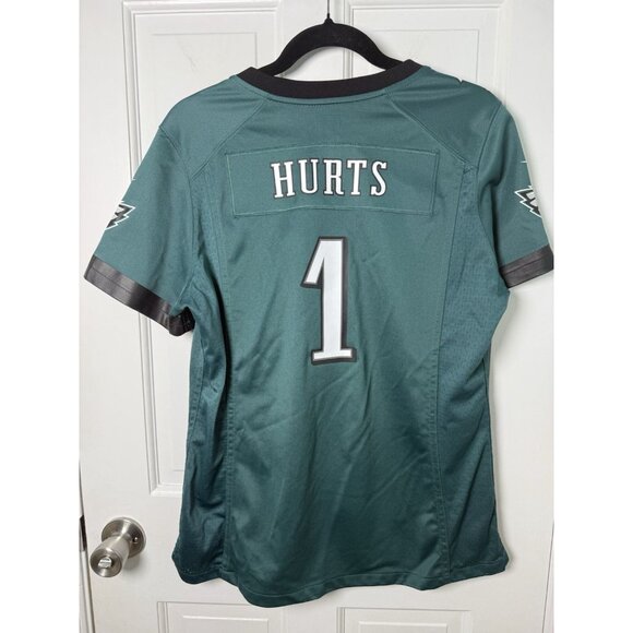 Philadelphia Eagles Jalen Hurts #1 Midnight Green Jersey EUC Size Large - Picture 7 of 12
